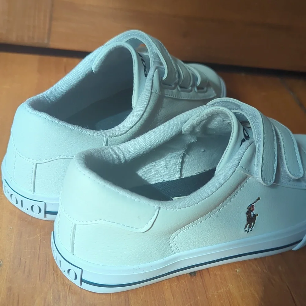 LIKE NEW Polo Leather Velcro Shoes - Picture 4 of 12